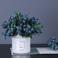 thumbnail image 5 of Fake Plant Red Berries Artificial Flower Simulation Foam Small Pulp Home Decor Atmosphere Dried Flowers, 5 of 5