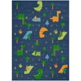 thumbnail image 2 of Nourison Imagination 3'5" x 5' Navy Multicolor Kids Indoor Rug, 2 of 8