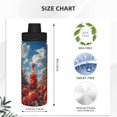 thumbnail image 3 of Yiaed Tomato Field Bottle Print Sports Insulated Kettle Bottle Reusable Stainless Steel Insulated Cup, Outdoor Portable Casual Stainless Steel Insulation Cup, 3 of 7