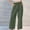 Green 2, variant on Outfmvch Palazzo Pants for Women Drawstring Wide Resort Wear for Women Beach Travel Cotton Linen Casual Pants Linen Pants Flowy Linen High Waisted Casual Beach Pants for Women Beige L