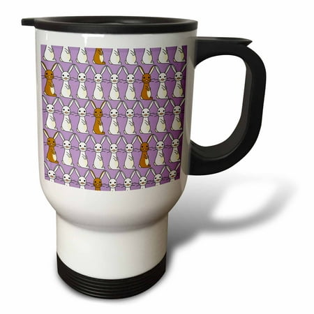 

Cute Bunny Parade Purple 14oz Stainless Steel Travel Mug tm-12161-1