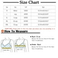 thumbnail image 3 of Up to 50% off Wireless Bras for Women Plus Size Women's Solid Color Bra With Large Chest And Steel Ring Plus Size Lingerie Sexy Gathering Bra Lingerie(Red,M), 3 of 5