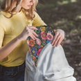 thumbnail image 5 of FORMRS 15"-15.6" Laptop Sleeve Protective Case Soft Carrying Quilted Computer Bag Cover, Vibrant Blooming Flowers, 5 of 7