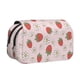 thumbnail image 1 of Disketp Strawberry Floral Estuche de Lápices de Doble Capa con Tapa Abatible y Cremallera, Organizador Escolar para Adolescentes y Adultos, 1 of 7
