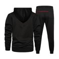 thumbnail image 2 of guisaled Men's Tracksuits Sets Full Zip Hoodie Jacket Sweatsuits Running Sport Pants Outfits Fashion Color Block Patchwork Casual Jogging Suits, 2 of 6