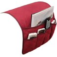 thumbnail image 1 of Waterproof Couch Chair Armrest Organizer Sofa Arm Caddy Tray Tidy Hanging Storage Bag, Red, 1 of 5