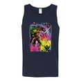 thumbnail image 2 of Wild Bobby, Colorful Rainbow Unicorn Animal Lover Mens Graphic Tank Top, Navy, 2XL, 2 of 3