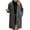 Dark Gray, variant on Fashion Fleece Jackets for Womens Winter Warm Plus Size Solid Color Top Button Pockets Thirt Plush Long Sleeve Coat