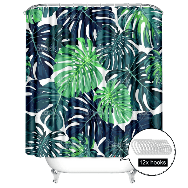 Hawaiian Beach Shower Curtain, Popular Seasonal Traditional Fabric