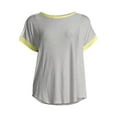 thumbnail image 4 of Secret Treasures Women's and Women's Plus Short Sleeve Pajama Top, 4 of 6
