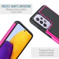 thumbnail image 4 of for Samsung Galaxy A72 5G with Tempered Glass Phone Case Shock Proof Edges Hybrid Hard Back Slim Bumper Cover, 4 of 4