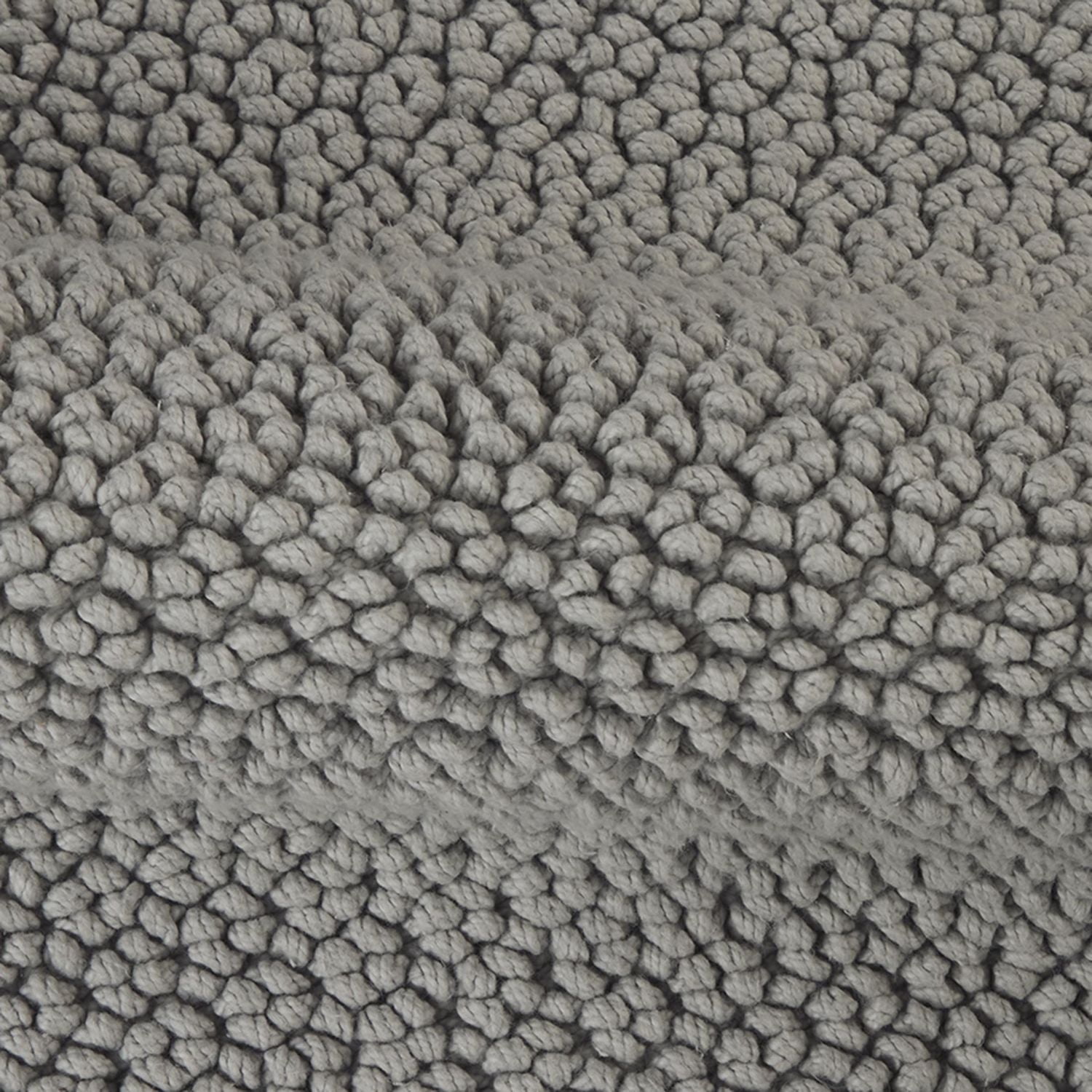 Better Homes & Gardens Signature Soft Looped Bath Mat, Soft Silver, 20" x 34", 100% Cotton, 20"x34"