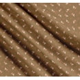 thumbnail image 3 of Soimoi Brown Cotton Cambric Fabric Heart & Cute Monkey Kids Print Sewing Fabric Yard 42 Inch Wide, 3 of 7