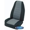 Smittybilt Seat Covers Rear Neoprene Black Sides with Charcoal Center Jeep 80 95 CJ & Wrangler YJ 47322 S/B47322