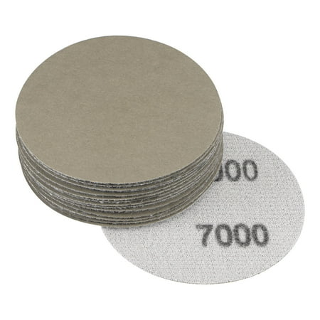 

Uxcell 3 7000 Grit Wet/Dry Hook and Loop Silicon Carbide Sanding Discs 15 Pack