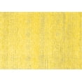 thumbnail image 1 of Ahgly Company Indoor Rectangle Solid Yellow Modern Area Rugs, 5' x 8', 1 of 4