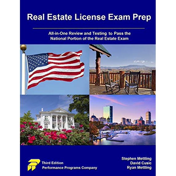 Pre-Owned Real Estate License Exam Prep: All-in-One Review and Testing to Pass the National Portion of the Real Estate Exam (Paperback) 0915777371 9780915777372