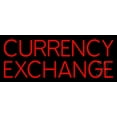 thumbnail image 1 of Currency Exchange LED Neon Sign 13 x 32 - inches, Black Square Cut Acrylic Backing, with Dimmer - Bright and Premium built indoor LED Neon Sign for Defence Force., 1 of 6