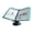 Green, variant on HannLk Desk Reference Organizers with Base for Laboratory Document Display Stand