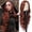 Auburn, variant on 99j Burgundy Wig Glueless Long Wavy Synthetic Red Wigs for Women 26 Inch Curly Wig Put and Go Red Colored Wigs for Daily Use