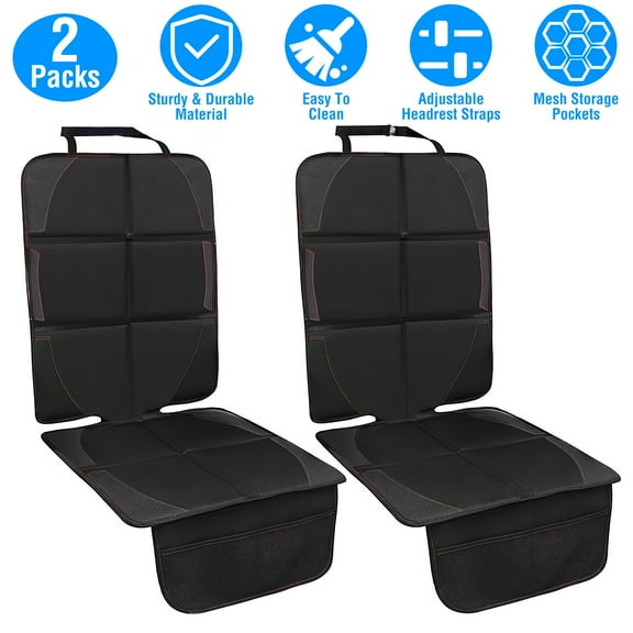 Moclever 2 Packs Protector with Thick Padding Protector Car Seat Car Seat Pad Car Seat Cushion