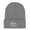 Gray, variant on Super Bowl Football Embroidered Acrylic Knit Beanie, Soft Stretchy Daily Hat, Perfect Unisex Gift for Men and Women