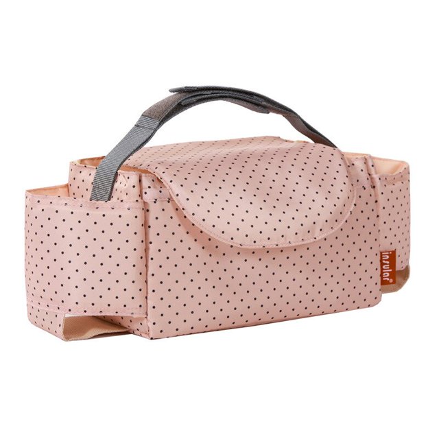 Bolsa para cochecito de mamá, organizador para cochecito, accesorios para cochecito de bebé, accesorios de viaje para cubierta de portavasos, organizador con forma de carrito