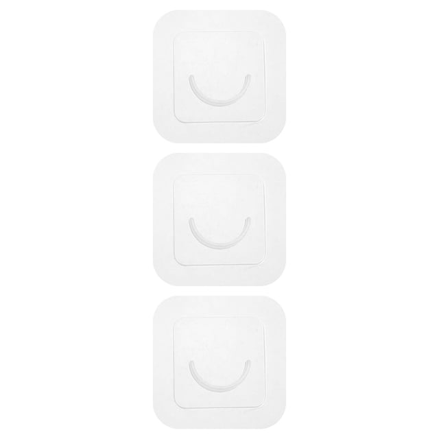 Luxshiny 3Ud Soportes Transparentes Para Barra De De Ducha Adhesivos Y Duraderos Para Uso Doméstico