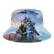 thumbnail image 1 of Halo Sombrero bucket para adultos, gorra de protección solar, sombrero de pescador plegable para viajes al aire libre, pesca y actividades de verano, 1 of 6