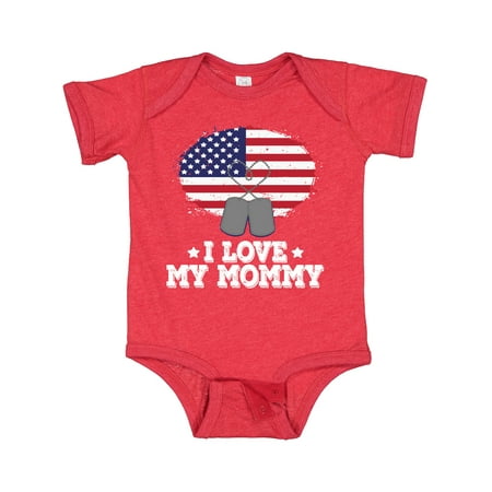 

Inktastic Military I Love My Mommy Gift Baby Boy or Baby Girl Bodysuit