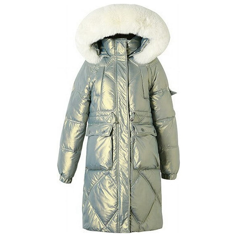 DanceeMangoo Mid-length Hooded Jackets Warm Loose Parkas Winter
