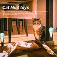 thumbnail image 3 of Bola de hierba gatera en forma de helado, dientes limpios, juguetes giratorios para gatos, suministros para mascotas (verde) Tmvgtek Para estrenar, 3 of 9