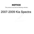 thumbnail image 2 of Transit Auto Rear Brake Drum Shoes Kit for Car 2007-2009 Kia Spectra K8N-100216, 2 of 11