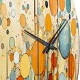 thumbnail image 3 of Designart "Nostalgic Remix IV" Collages Abstraits Horloge Murale Surdimensionnée, 3 of 6