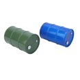thumbnail image 3 of Conteneur de Carburant RC, Accessoire de Chenille RC Mini Bidon à Huile Décoration Simulation Tambour à Huile RC, 2PCS pour Chenille RC 1/10 Chenille Bleu + Vert, 3 of 8