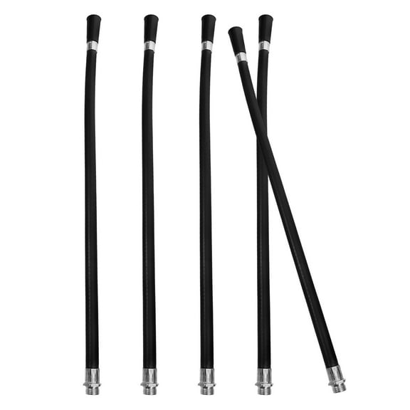 QIFULL High Pressure Hose Fire Extinguisher Hoses Black Plastic 5Pcs