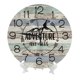 thumbnail image 2 of Reloj de pared Adventure Awaits: reloj de pared silencioso de 10 pulgadas que no hace tictac, estilo rústico retro campestre, decorativo para sala de estar, cocina, hogar, baño y dormitorio, 2 of 7