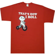 Family Guy Stewie Thats How I Roll Adult T-Shirt