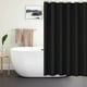 thumbnail image 5 of Cortina de ducha de poliéster impermeable de 80x180cm - Mampara de baño de tela engrosada con pelones resistentes al óxido, color sólido, 5 of 6