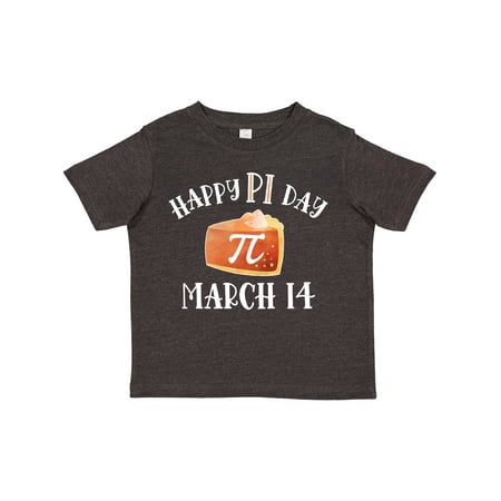 

Inktastic Happy Pi Day March 14 Pumpkin Pie Slice Boys or Girls Toddler T-Shirt