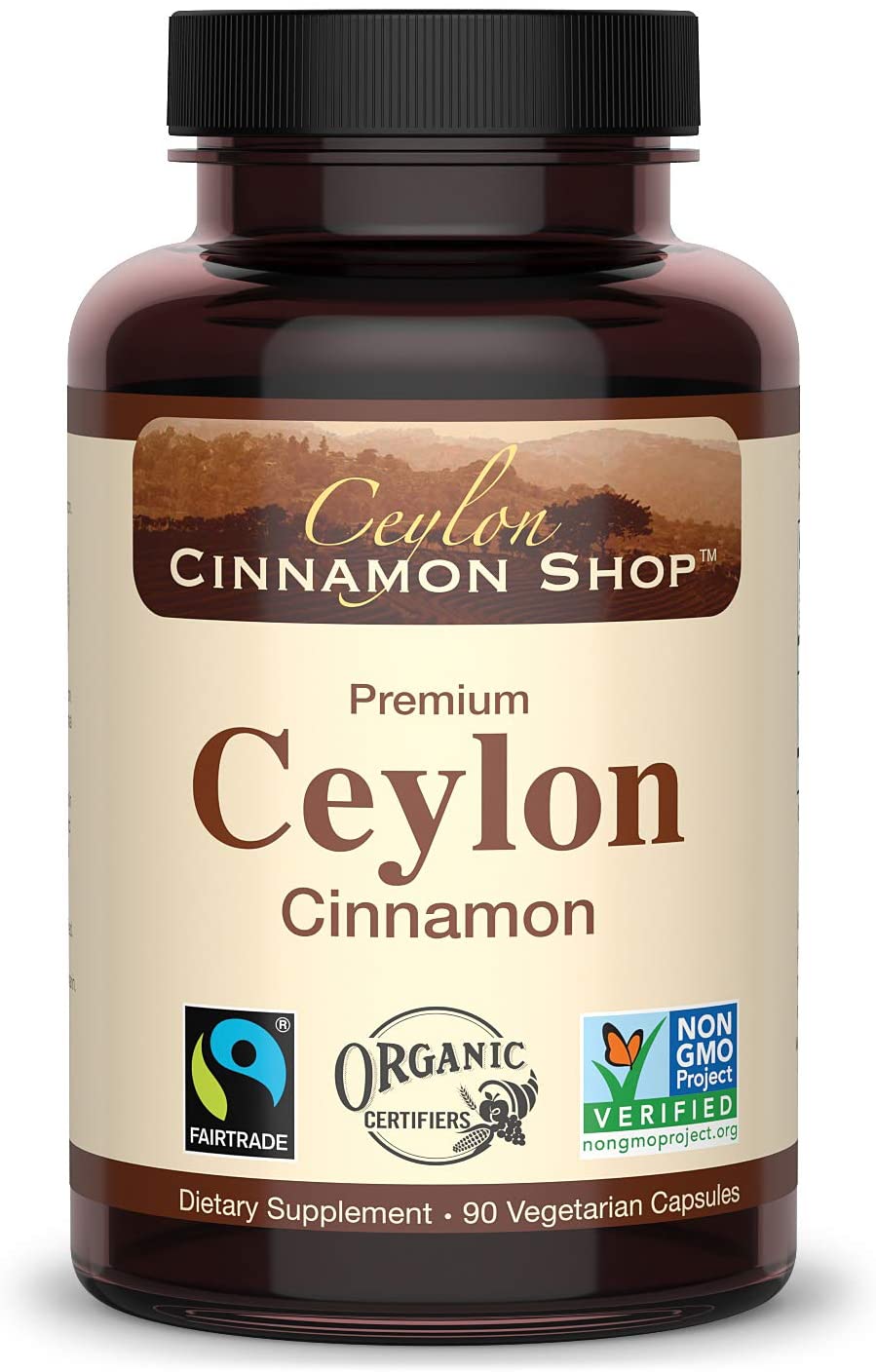 Organic Ceylon Cinnamon Reduces Inflammation and Joint Pain (90 Caps