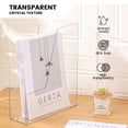 thumbnail image 3 of Organizador de escritorio de PET transparente CiwiVoki con soporte vertical, paquete de 4, 3 of 7