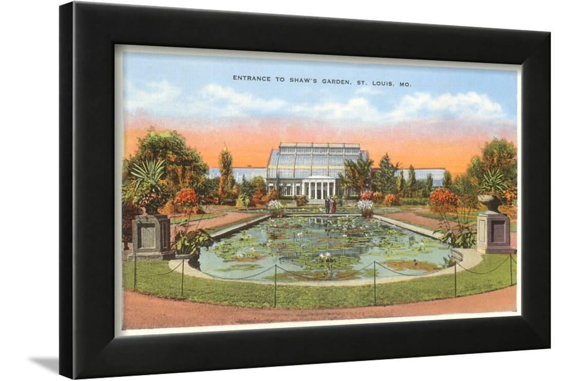 Shaw S Garden St Louis Missouri Framed Print Wall Art Walmart Com