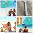 thumbnail image 3 of White Sand Anchor Beach Umbrella Screw Ground Stake Holder for Outdoor Lawn and Garden Use, 3 of 6