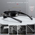 thumbnail image 4 of Gafas de sol ATTCL Polarized Wrap 5001 para Hombre - Negro, 4 of 7