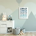 thumbnail image 2 of Stupell Industries Braver Stronger Smarter and Love Phrase Blue Typography,30 x 40,Designed by Elizabeth Tyndall, 2 of 6