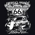 thumbnail image 3 of Tee Hunt Route 66 America's Highway T-Shirt Biker Classic Historic Men's Novelty Shirt, 3 of 5