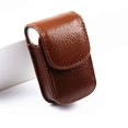 thumbnail image 2 of Estuche para cinturón de uso horizontal Estuche retro de cuero de primera capa para gafas Estuche para gafas de presbicia portátil para hombres y mujeres Estuche real Estuche plegable con espejo de, 2 of 5