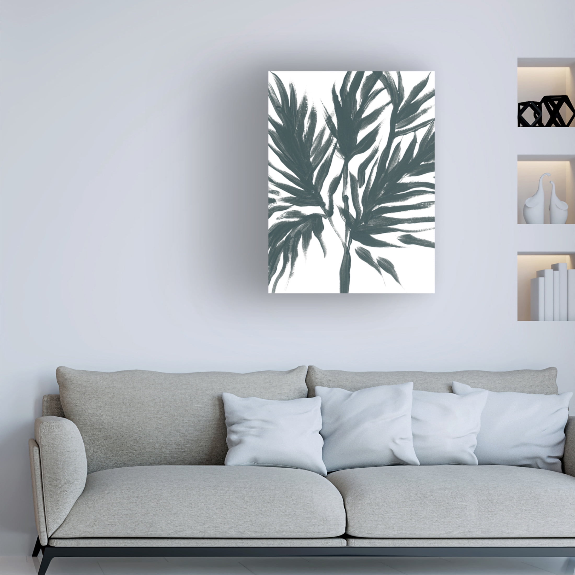 Trademark Fine Art June Erica Vess  Tropical Cameo III Canvas Wall Art