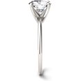 thumbnail image 5 of Charles & Colvard 14K White Gold Moissanite 8mm Round Engagement Ring-Size 7 1.90ct DEW, 5 of 6
